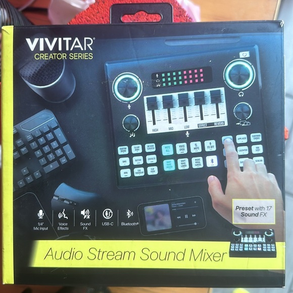 VIVITAR CREATOR SERIES AUDIO STREAM SOUND MIXER 🔈🎧💕💌 Free Shipping! - Picture 2 of 4